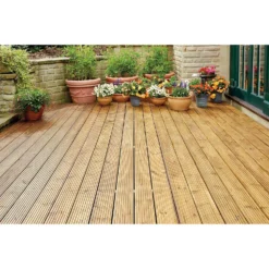 Ronseal Ultimate Protection Decking Oil Natural Pine - 2.5L -Paint And Wallpaper Shop 12804216 3154946165418156