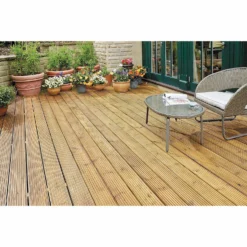 Ronseal Ultimate Protection Decking Oil Natural Pine - 2.5L -Paint And Wallpaper Shop 12804216 3514866125526234