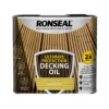 Ronseal Ultimate Protection Decking Oil Natural Pine - 2.5L -Paint And Wallpaper Shop 12804216 7644946165390208