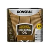 Ronseal Ultimate Protection Decking Oil Teak - 2.5L -Paint And Wallpaper Shop 12804221 1774946165953692