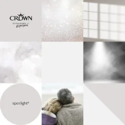 Crown Walls & Ceilings Matt Emulsion Spotlight - 2.5L -Paint And Wallpaper Shop 12804355 5554969532336949