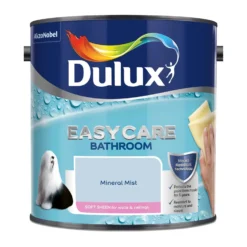 Dulux Easycare Bathroom Mineral Mist Blue - Soft Sheen Paint - 2.5L 12 Dulux Easycare Bathroom Mineral Mist Blue - Soft Sheen Paint - 2.5L -Paint And Wallpaper Shop 12804562 6714833204129057