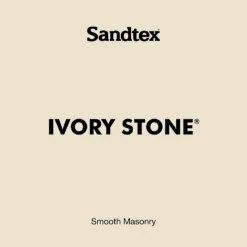 Sandtex Ultra Smooth Masonry Paint - Ivory Stone - 150ml -Paint And Wallpaper Shop 12804566 1894870274540979