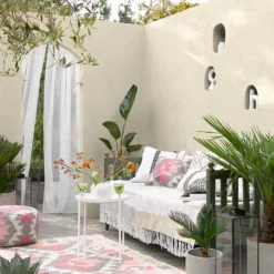 Sandtex Ultra Smooth Masonry Paint - Ivory Stone - 150ml -Paint And Wallpaper Shop 12804566 7674870274315733