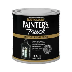Rust-Oleum Black - Satin Painters Touch - 250ml