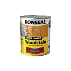 Ronseal Quick Drying Woodstain Antique Pine Satin - 750ml -Paint And Wallpaper Shop 12804710 2764949525175690