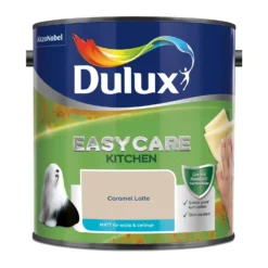 Dulux Easycare Kitchen Caramel Latte Matt Emulsion Paint - 2.5L -Paint And Wallpaper Shop 12804756 9744833194894859