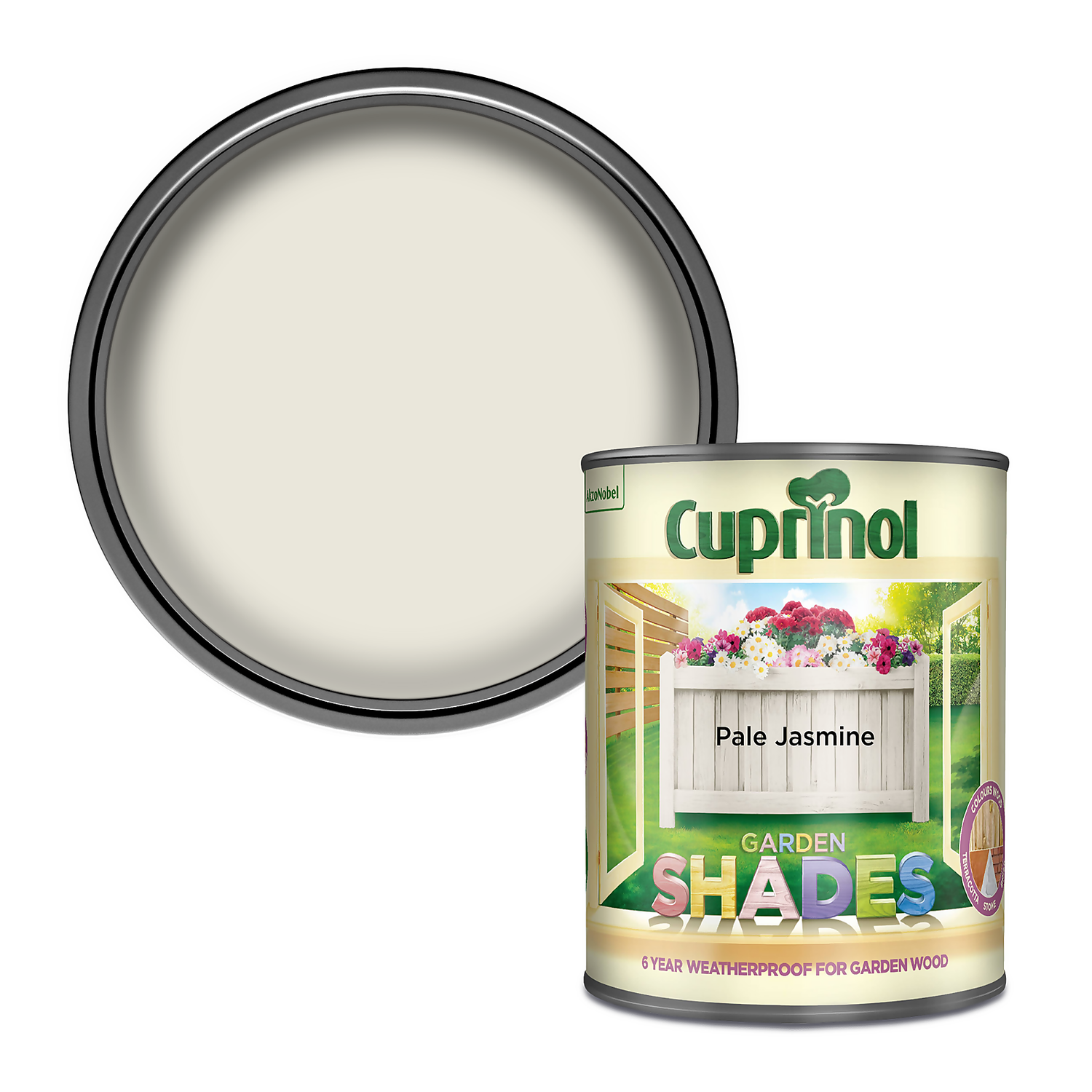 Cuprinol Garden Shades Pale Jasmine - 1L 3 Cuprinol Garden Shades Pale Jasmine - 1L