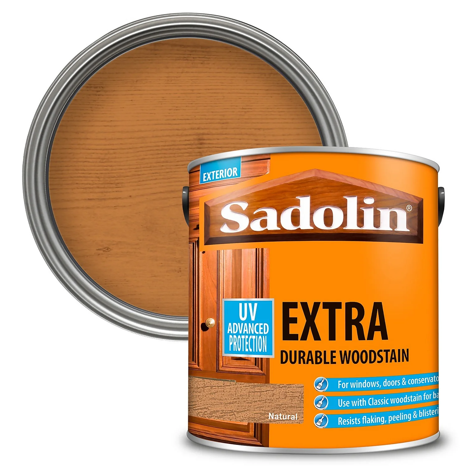 Sadolin Extra Durable Woodstain Natural - 2.5L 3 Sadolin Extra Durable Woodstain Natural - 2.5L