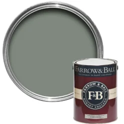 Farrow & Ball Exterior Masonry Paint Card Room Green - 5L