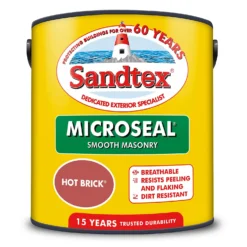 Sandtex® Ultra Smooth Masonry Paint Hot Brick - 2.5L -Paint And Wallpaper Shop 12806363 2134870278631869