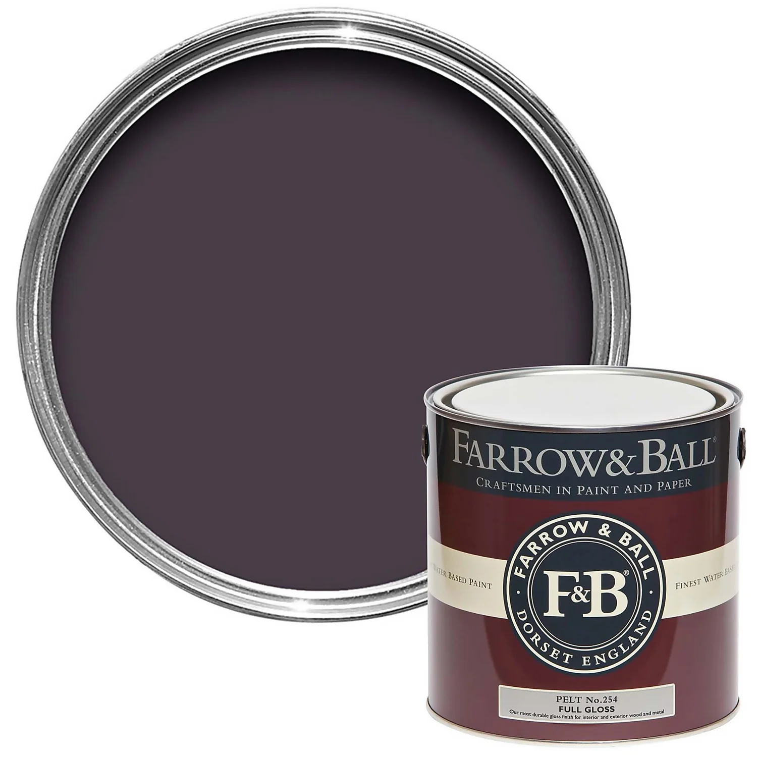 Farrow & Ball Full Gloss Paint Pelt - 2.5L 3 Farrow & Ball Full Gloss Paint Pelt - 2.5L