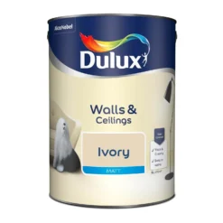 Dulux Matt Emulsion Paint Ivory - 5L 12 Dulux Matt Emulsion Paint Ivory - 5L -Paint And Wallpaper Shop 12807082 1394833201883665