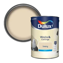 Dulux Matt Emulsion Paint Ivory - 5L