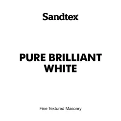 Sandtex® Textured Masonry Paint Pure Brilliant White - 5L 20 Sandtex® Textured Masonry Paint Pure Brilliant White - 5L -Paint And Wallpaper Shop 12807345 1194871506187244