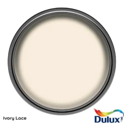 Dulux Matt Emulsion Paint Ivory Lace - 5L -Paint And Wallpaper Shop 12807652 4964833221868714