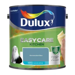Dulux Easycare Kitchen Stonewashed Blue Matt Paint - 2.5L -Paint And Wallpaper Shop 12807913 1254833202008468