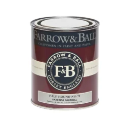 Farrow & Ball Exterior Eggshell Paint Pale Hound - 750ml -Paint And Wallpaper Shop 12807984 1014951873111530