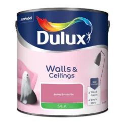 Dulux Silk Emulsion Paint Berry Smoothie - 2.5L -Paint And Wallpaper Shop 12808043 2414833202745241