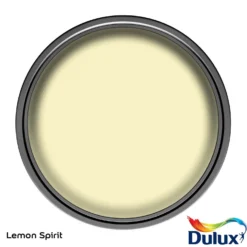 Dulux Light & Space Matt Emulsion Paint Lemon Spirit - 2.5L -Paint And Wallpaper Shop 12808064 2914833204104739