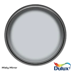 Dulux Easycare Bathroom Misty Mirror - Soft Sheen Emulsion Paint - 2.5L -Paint And Wallpaper Shop 12808181 1604833203754039