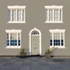 Sandtex Ultra Smooth Masonry Paint - Dark Stone - 150ml -Paint And Wallpaper Shop 12808267 3494871498556801