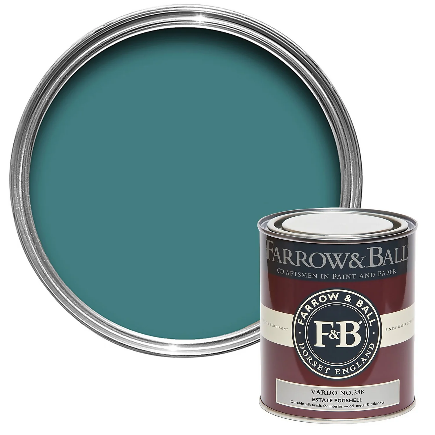 Farrow & Ball Estate Eggshell Paint Vardo - 750ml 3 Farrow & Ball Estate Eggshell Paint Vardo - 750ml