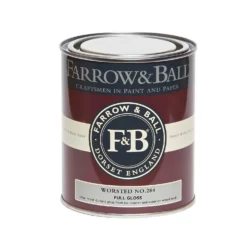 Farrow & Ball Full Gloss Paint Worsted - 750ml -Paint And Wallpaper Shop 12808460 7104951873725291