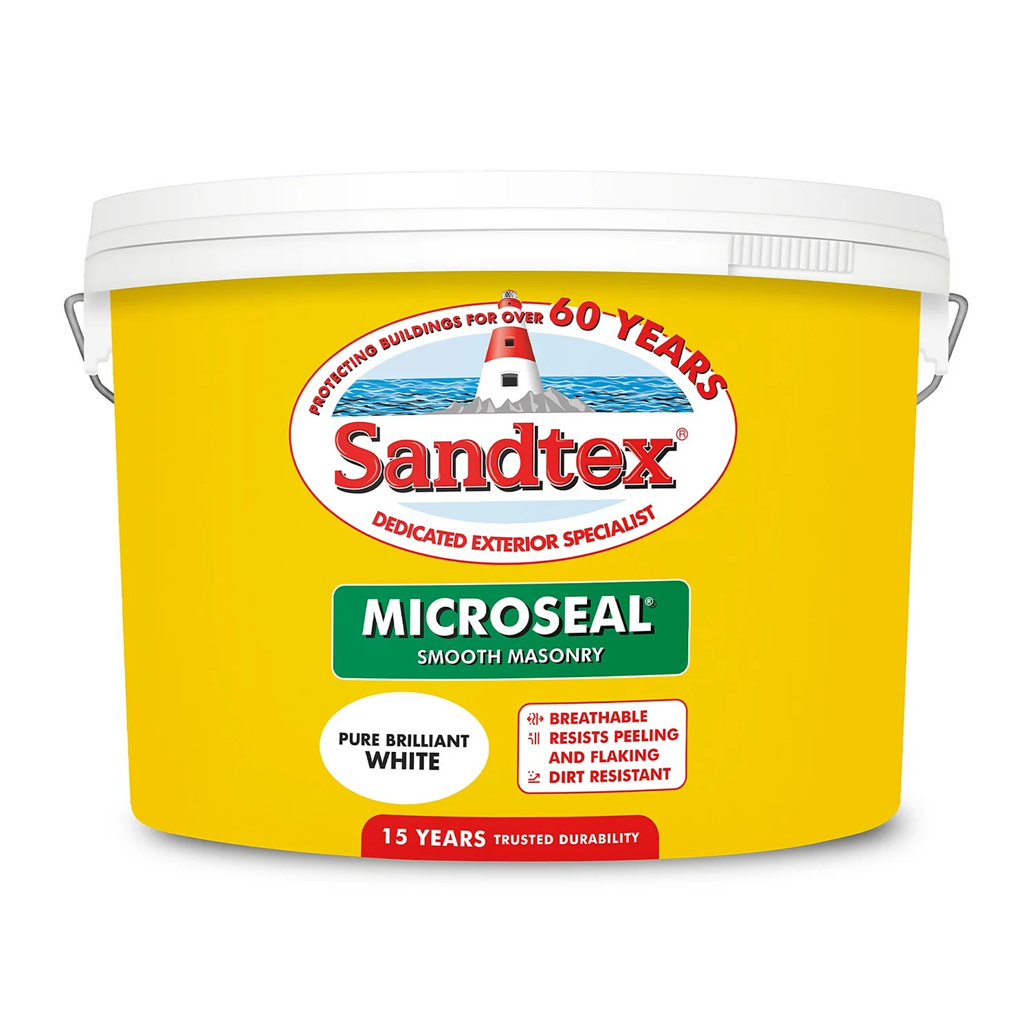 Sandtex® Ultra Smooth Masonry Paint Pure Brilliant White - 10L 10 Sandtex® Ultra Smooth Masonry Paint Pure Brilliant White - 10L - Image 8