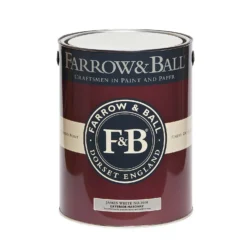 Farrow & Ball Exterior Masonry Paint James White - 5L -Paint And Wallpaper Shop 12808910 8364951873271004