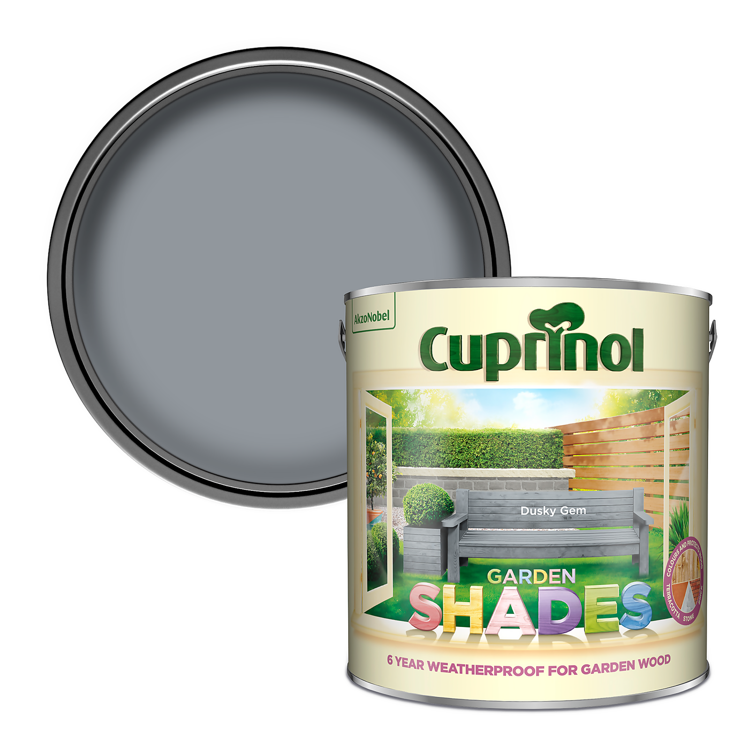 Cuprinol Garden Shades Dusky Gem - 2.5L 3 Cuprinol Garden Shades Dusky Gem - 2.5L