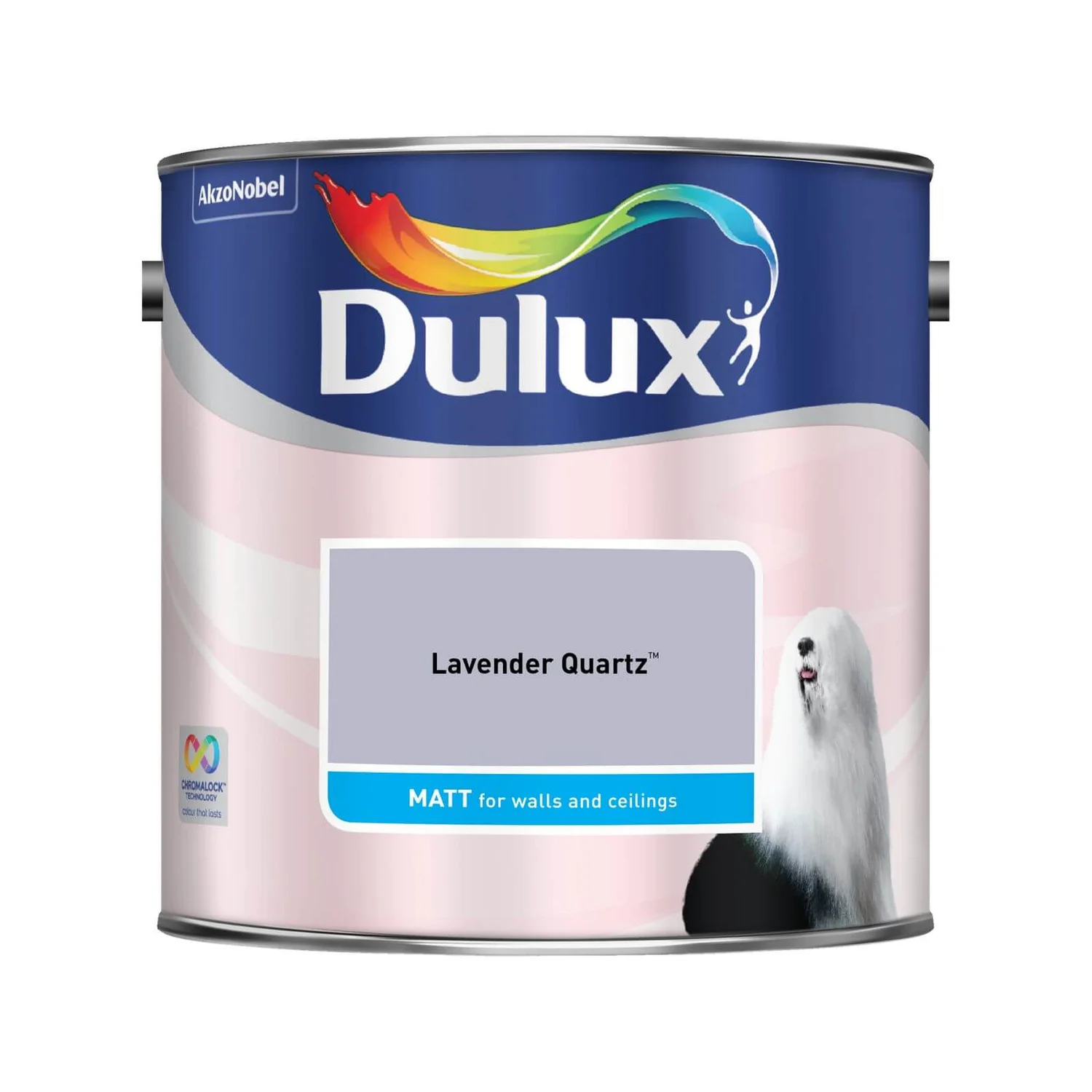 Dulux Matt Emulsion Paint Lavender Quartz - 2.5L 4 Dulux Matt Emulsion Paint Lavender Quartz - 2.5L - Image 2