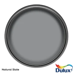 Dulux Silk Emulsion Paint Natural Slate - 2.5L -Paint And Wallpaper Shop 12809002 1564833220086438