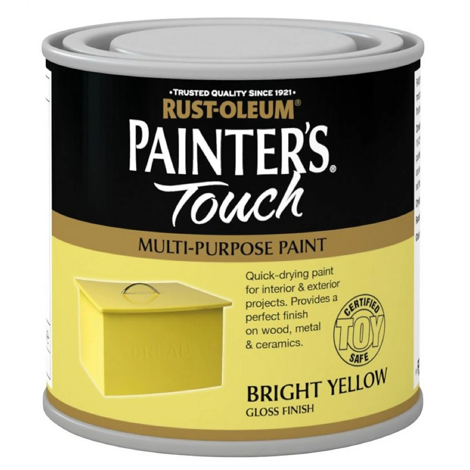 Rust-Oleum Painters Touch Bright Yellow Gloss - 250ml 3 Rust-Oleum Painters Touch Bright Yellow Gloss - 250ml