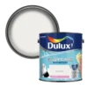 Dulux Easycare Bathroom Pure Brilliant White - Soft Sheen Paint - 2.5L 1 Dulux Easycare Bathroom Pure Brilliant White - Soft Sheen Paint - 2.5L -Paint And Wallpaper Shop 12809258 1074831964020197