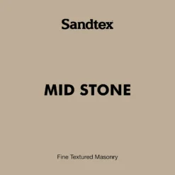 Sandtex® Textured Masonry Paint Mid Stone - 5L -Paint And Wallpaper Shop 12809310 1354871505569772