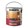 Ronseal Crystal Clear Outdoor Varnish Satin - 2.5L -Paint And Wallpaper Shop 12809426 2144831918770432