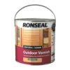 Ronseal Crystal Clear Outdoor Varnish Matt - 2.5L 2 Ronseal Crystal Clear Outdoor Varnish Matt - 2.5L -Paint And Wallpaper Shop 12809429 6114831919025837