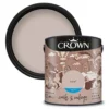 Crown Walls & Ceilings Matt Emulsion Paint Hare - 2.5L -Paint And Wallpaper Shop 12809667 1594969530753213