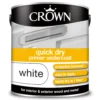 Crown Quick Drying Undercoat Pure Brilliant White Paint - 2.5L -Paint And Wallpaper Shop 12809773 1684831431770784