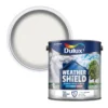 Dulux Weathershield Exterior One Coat Gloss Paint Pure Brilliant White - 2.5L