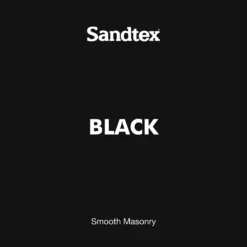 Sandtex® Ultra Smooth Masonry Paint Black - 5L -Paint And Wallpaper Shop 12810261 1354871319082608