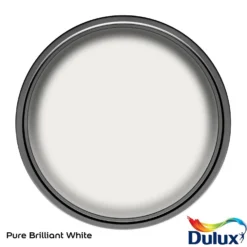 Dulux Quick Dry Satinwood Pure Brilliant White - 2.5L -Paint And Wallpaper Shop 12810581 1484833194678517