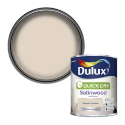 Dulux Quick Dry Satinwood Natural Hessian - 750ml
