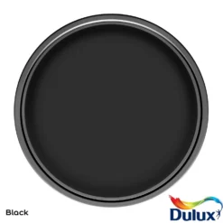 Dulux Quick Dry Satinwood Black - 750ml -Paint And Wallpaper Shop 12810710 1124833195325431