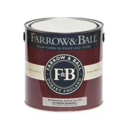 Farrow & Ball Exterior Eggshell Paint Wimborne White - 2.5L -Paint And Wallpaper Shop 12810830 2554951872850161