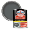 Sandtex® Exterior 10 Year Gloss Paint Smokey Grey - 750ml -Paint And Wallpaper Shop 12811149 2804871046930051