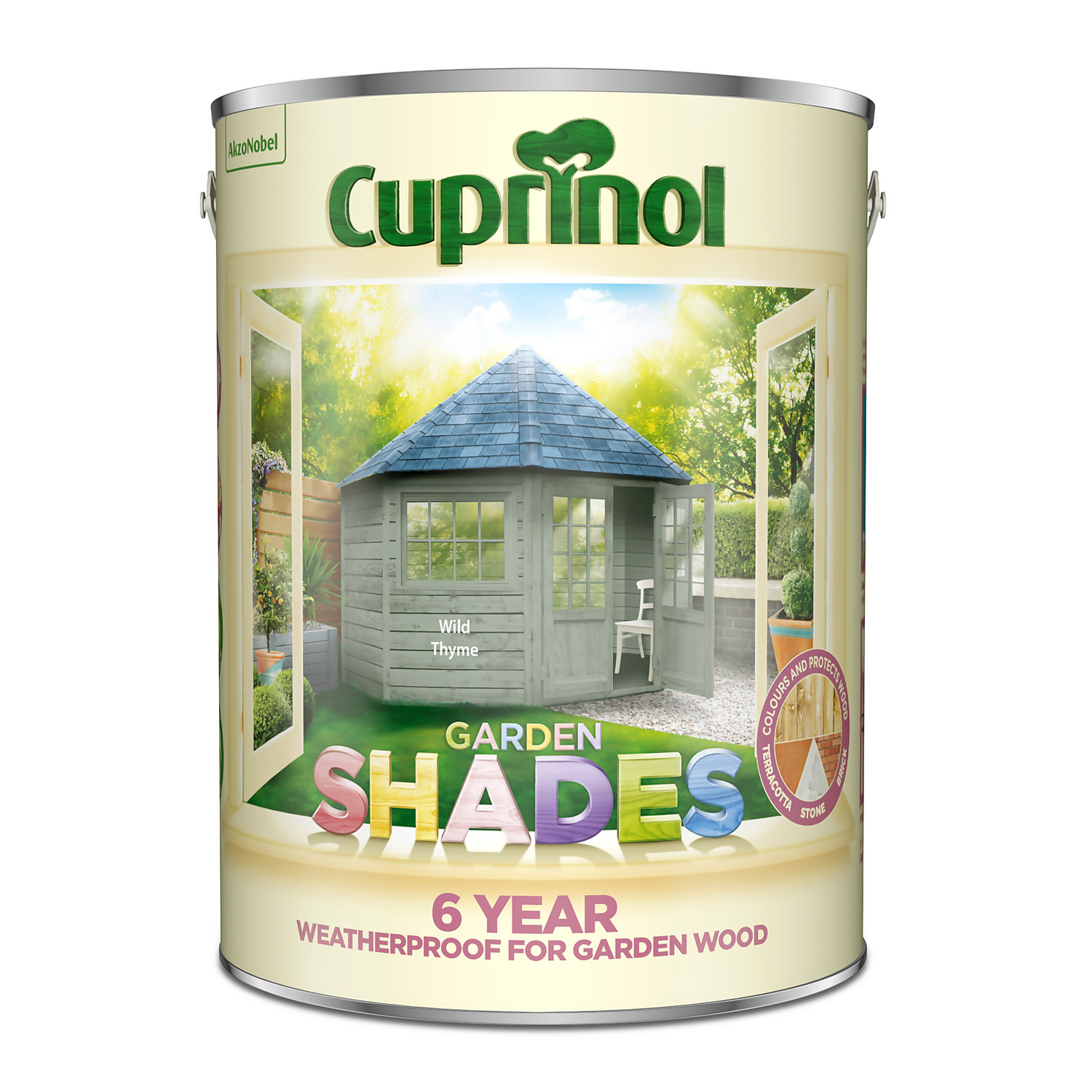 Cuprinol Garden Shades Paint Wild Thyme - 5L 5 Cuprinol Garden Shades Paint Wild Thyme - 5L - Image 3