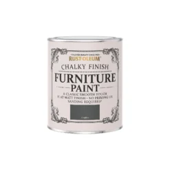 Rust-Oleum Chalky Furniture Paint - Graphite - 750ml -Paint And Wallpaper Shop 12811353 1784940724609768