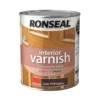 Ronseal Interior Varnish Gloss Deep Mahogany - 750ml -Paint And Wallpaper Shop 12811511 2584831955627559